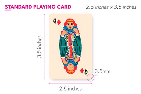 standard playing card size